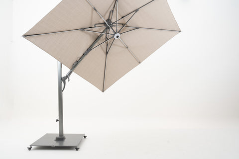 LE MERVEIL Dual Layer Cantilever Parasol with solar LED Lights