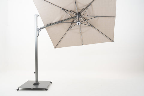 LE MERVEIL Dual Layer Cantilever Parasol with solar LED Lights