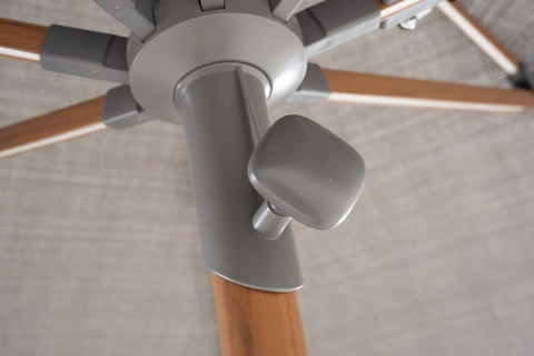 Centerpost Parasol with LED Lights