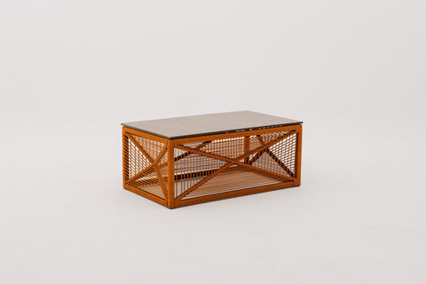 ADELPHI Rectangular Rope Weave Outdoor Coffee Table