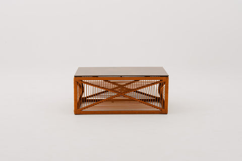 ADELPHI Rectangular Rope Weave Outdoor Coffee Table