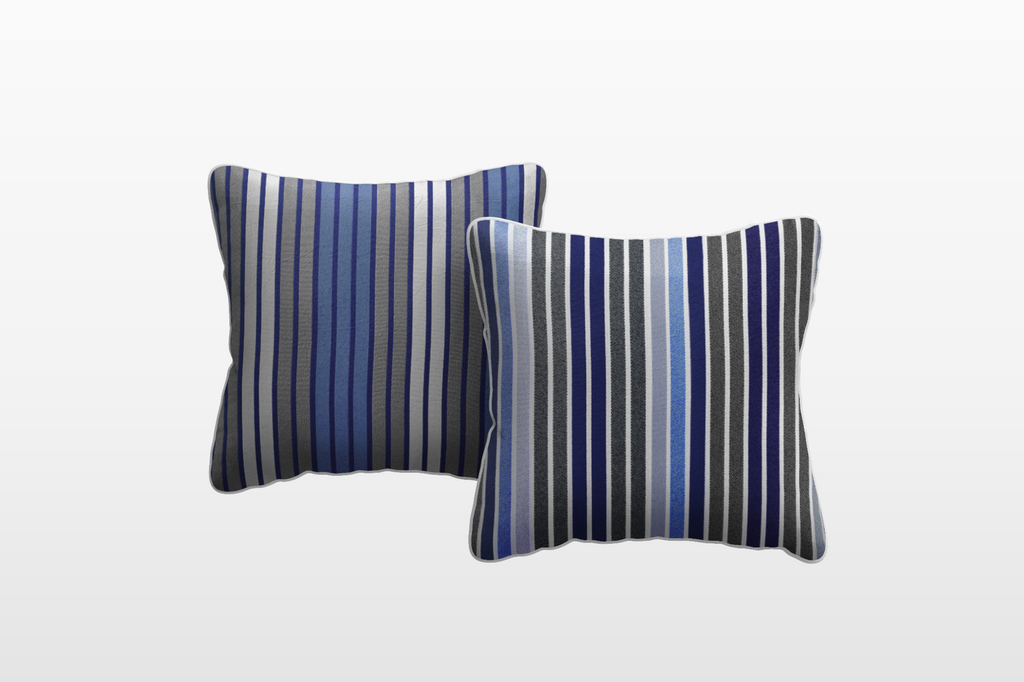 ARTEMIS Outdoor Cushion (Color: Elegant Navy / Motif: Stripes)