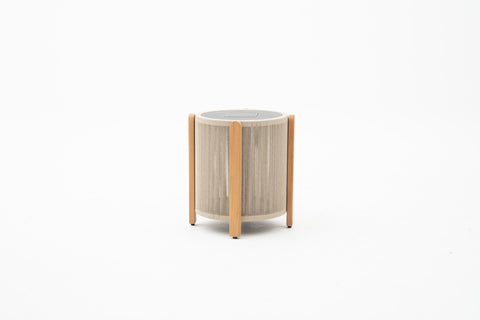 AUSTIN Outdoor Side Table with Integrated Solar Lamp