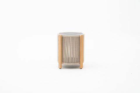AUSTIN Outdoor Side Table with Integrated Solar Lamp
