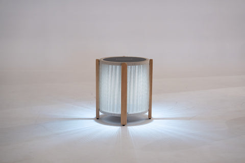 AUSTIN Outdoor Side Table with Integrated Solar Lamp