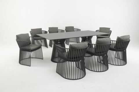 CHANCELLOR 8-Seater Rectangular Outdoor Dining Set