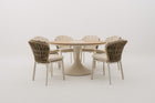 CORALENA-FIJORA 6-Seater Outdoor Dining Set