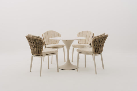 CORALENA-HOLMEST 4-Seater Outdoor Dining Set