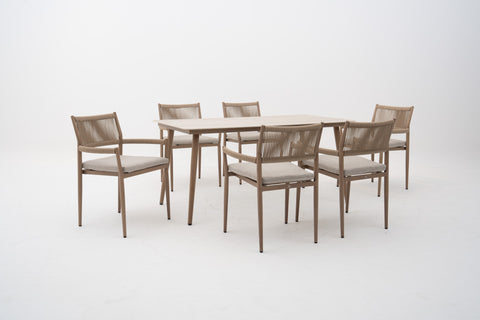 EPENISA 7-Piece Outdoor Dining Set
