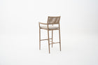 Wicker Weave Outdoor Bar Chair with Seat Cushion