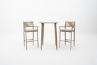 3-Piece Wicker Weave Outdoor Bar Set