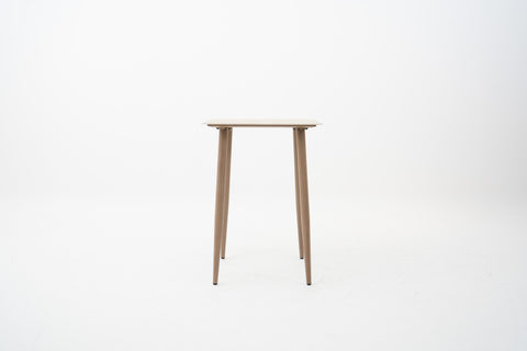 Square Outdoor Bar Table with Sintered Stone Top