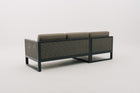 FARGOZA 2-Piece Synthetic Rattan Wicker Weave L-Sectional Outdoor Sofa with Seat & Back Cushions