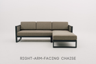 FARGOZA 2-Piece Synthetic Rattan Wicker Weave L-Sectional Outdoor Sofa with Seat & Back Cushions