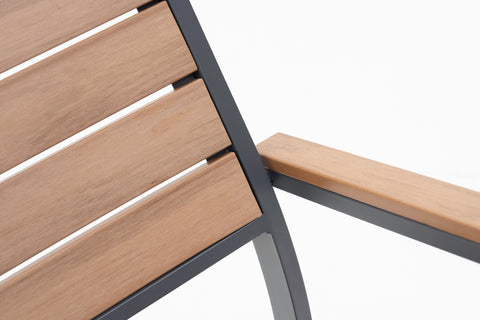 KARHODES Stackable Outdoor Dining Armchair