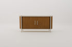 KOROBOX Storage Cabinet with Synthetic Wood Carcass, Tambour Doors & Sintered Stone Top