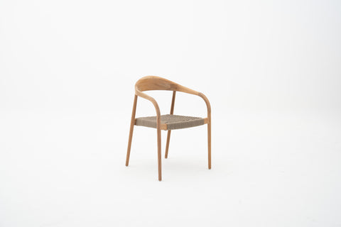 Teak wood outdoor dining chair