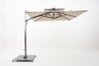 LE MERVEIL Dual Layer Cantilever Parasol with solar LED Lights