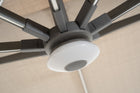 LE MERVEIL Dual Layer Cantilever Parasol with solar LED Lights