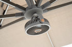LE MERVEIL Dual Layer Cantilever Parasol with solar LED Lights
