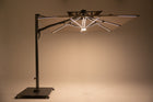LE MERVEIL Dual Layer Cantilever Parasol with solar LED Lights
