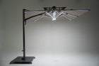 LE MERVEIL Dual Layer Cantilever Parasol with solar LED Lights