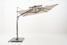 LE MERVEIL Dual Layer Cantilever Parasol with solar LED Lights