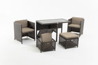LESTE 5-Piece Tuck-in Outdoor Dining Set