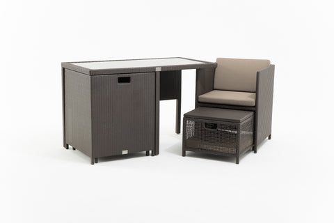 LESTE 5-Piece Tuck-in Outdoor Dining Set