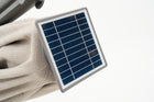 Cantilever Parasol with dual layer square canopy  & LED lights & Solar Panel