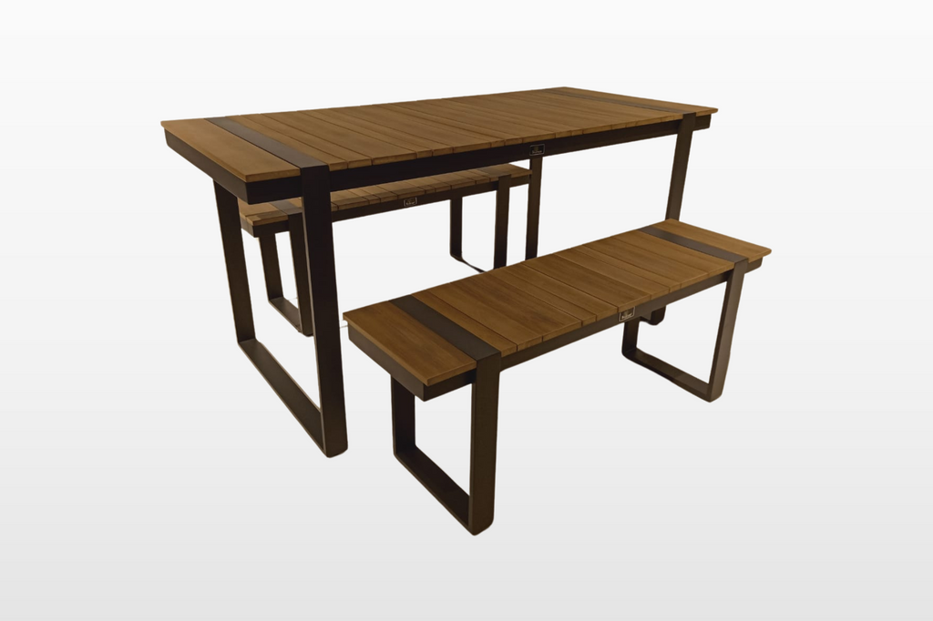 MOZET Picnic Table & Bench Set