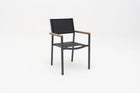 MOZETRA Stackable Outdoor Dining Armchair