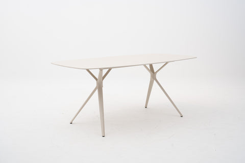 Ivory Rectangular Outdoor Dining Table