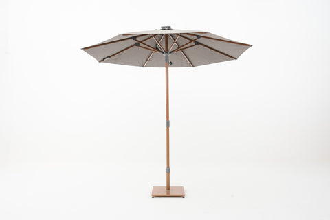 Centerpost Parasol with LED Lights