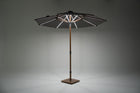 Centerpost Parasol with LED Lights