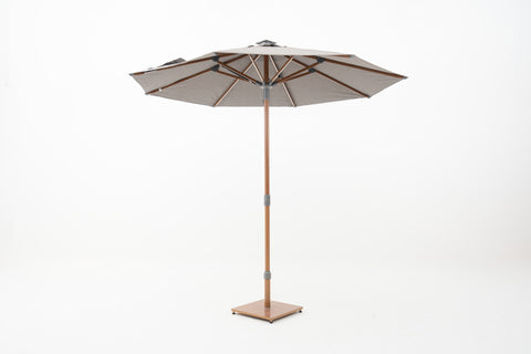 Centerpost Parasol with LED Lights