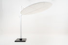 SOLEAF Cantilever Parasol with White Canopy