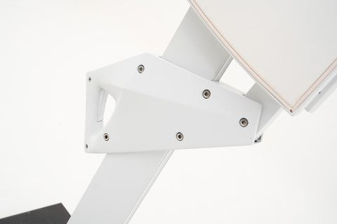 SOLEAF Cantilever Parasol with White Canopy