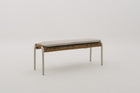 TARAMANTI Wicker Dining Bench with Seat Cushion