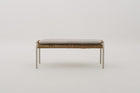 TARAMANTI Wicker Dining Bench with Seat Cushion