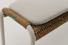TARAMANTI Wicker Dining Bench with Seat Cushion