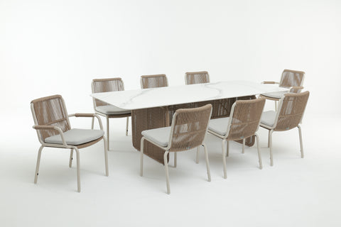 TARAMANTI 8-Seater Outdoor Dining Set