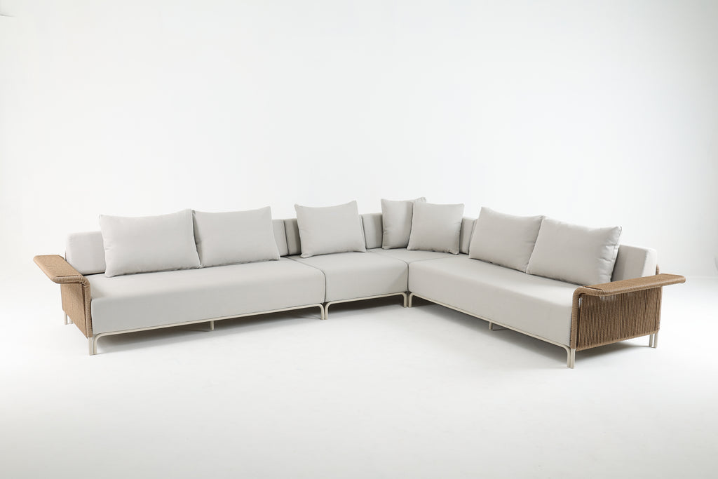 TARAMANTI 4-Piece Outdoor Modular Corner Sofa