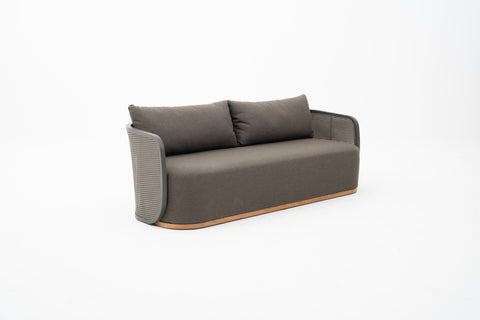 3-Seater Outdoor Wicker Sofa