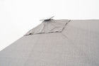 TROPIVUE Centerpost Parasol with Square Canopy & LED Lights