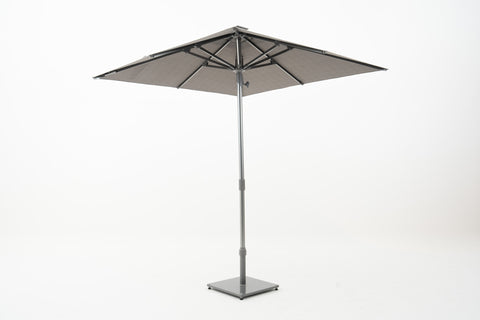 TROPIVUE Centerpost Parasol with Square Canopy & LED Lights