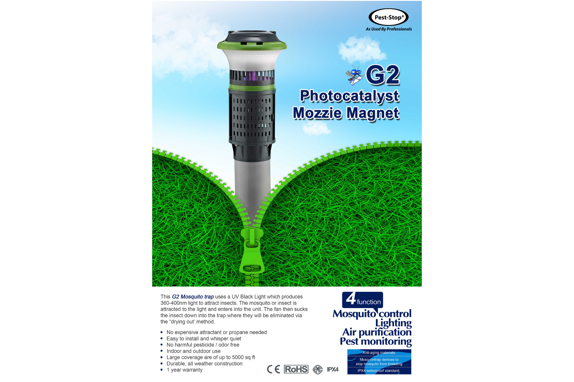 Outdoor best sale mozzie control