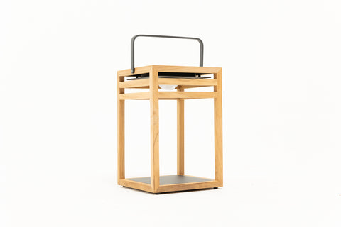 GLOW Outdoor Solar Floor Lamp (Teak)