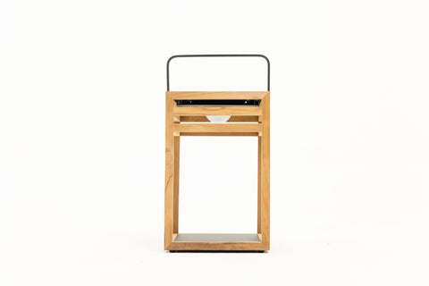 GLOW Outdoor Solar Floor Lamp (Teak)