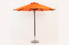 PLAGE Center Pole Parasol - Carrot Orange